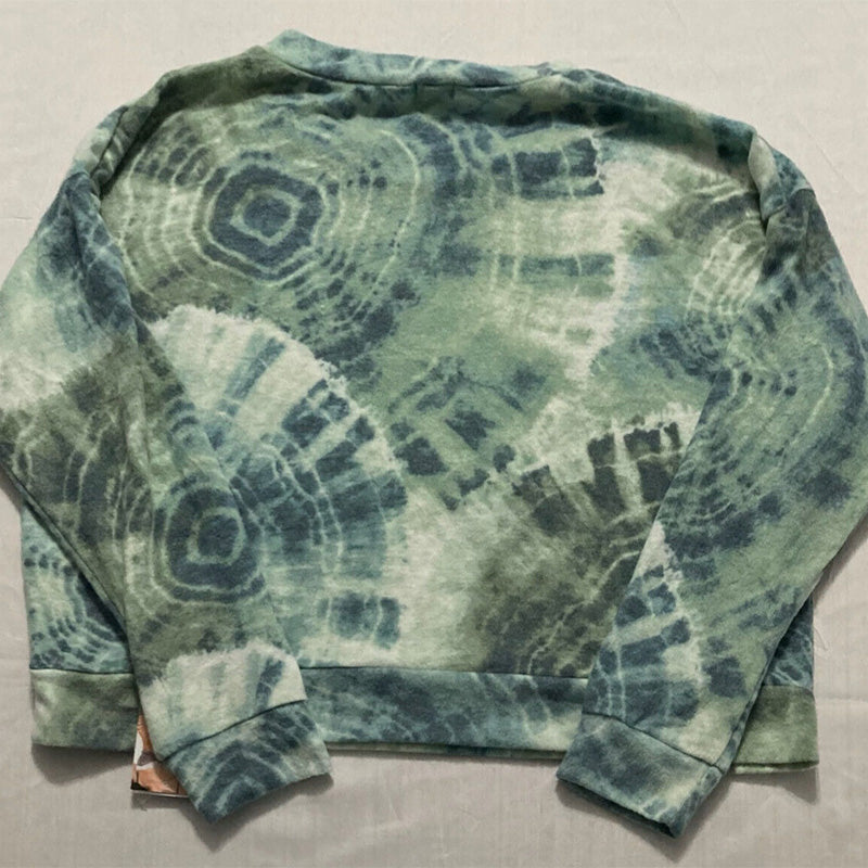 Jenni Knit Long Sleeve Top Gray M