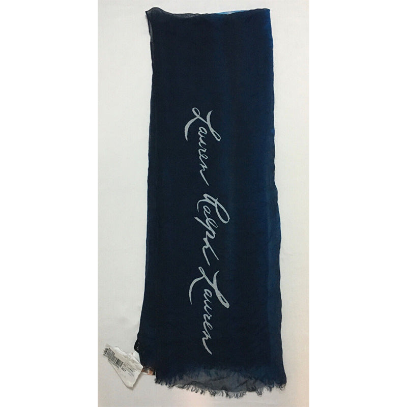 LAUREN Ralph Lauren Lucy Tie-Dye Wrap Blue One Size