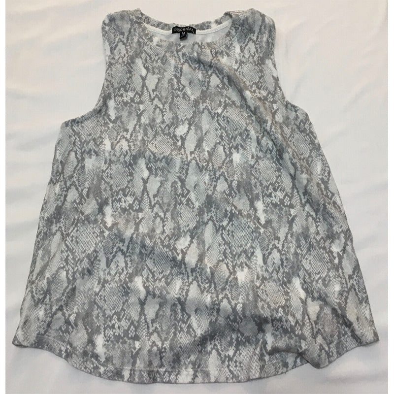 Insomniax Only Pajama Top Snake Grey M