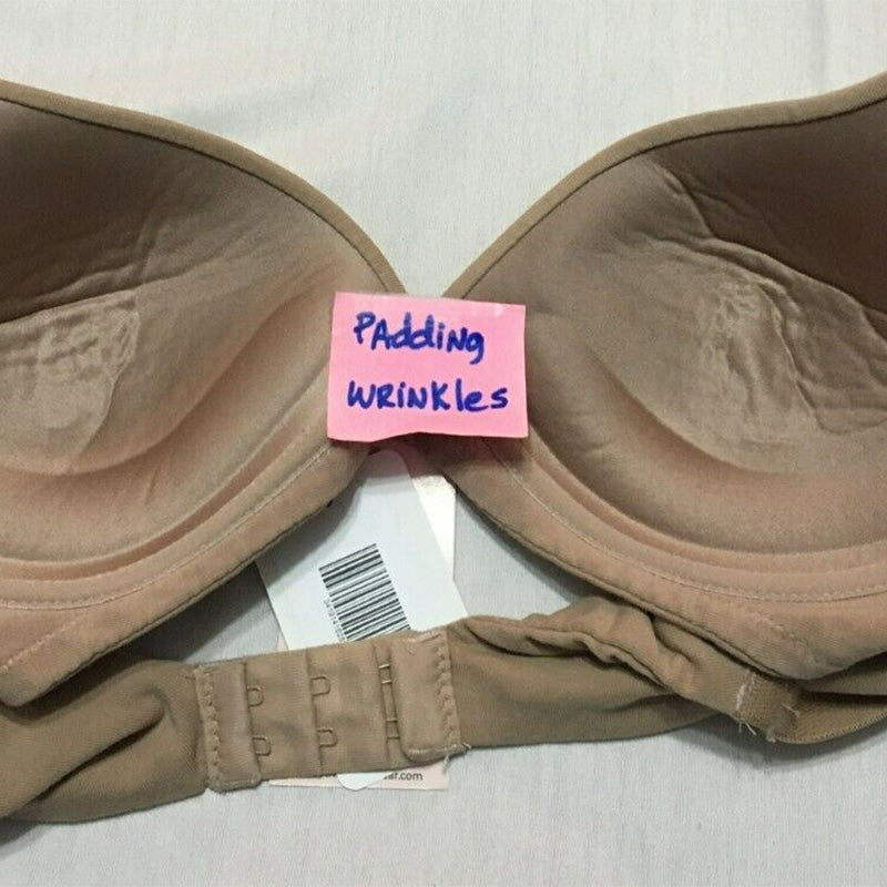 Warner's Invisible Bliss Cotton Comfort Wireless Lift T-Shirt Bra Beige 34B