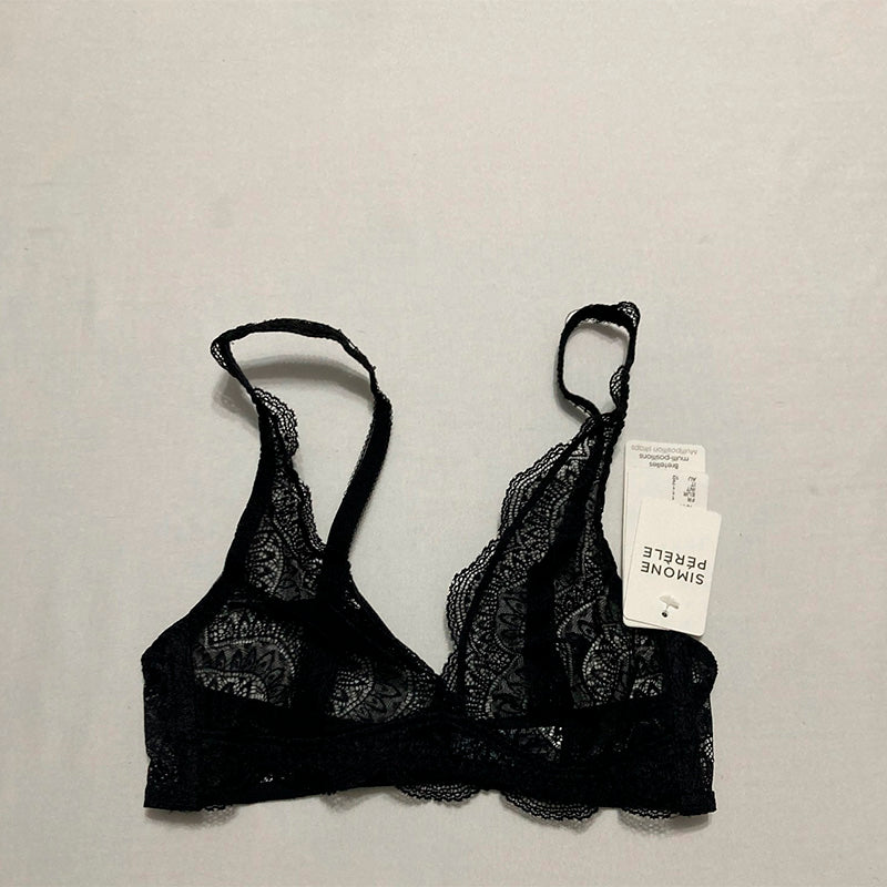 Simone Perele Karma Triangle Bralette Black XS