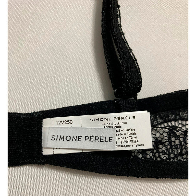 Simone Perele Karma Triangle Bralette Black XS