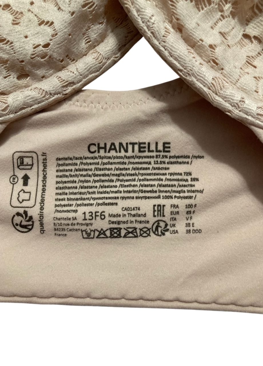 CHANTELLE Norah Supportive Wirefree Bra ROSE 38E
