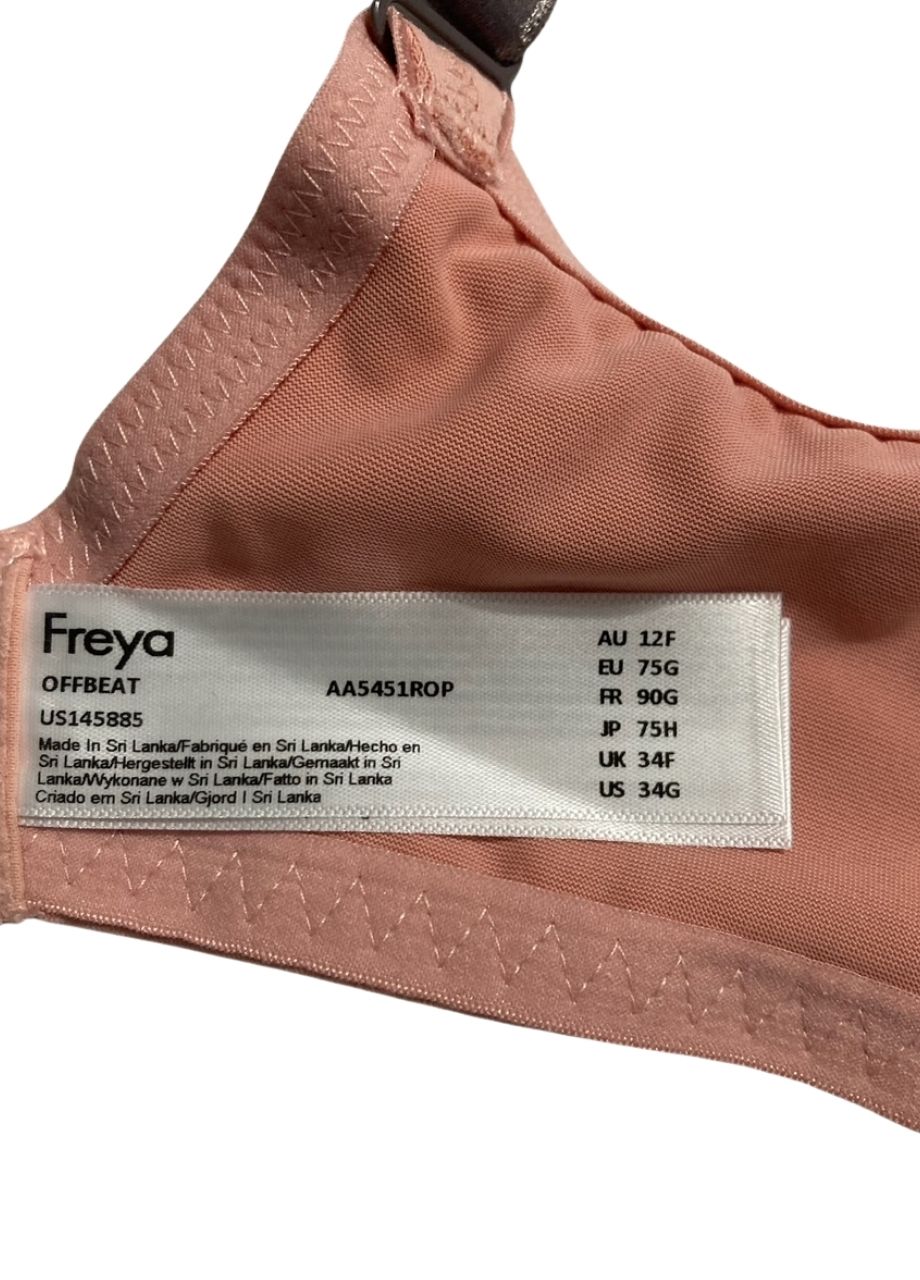FREYA Offbeat Underwire Side Support Bra ROSEHIP 34F