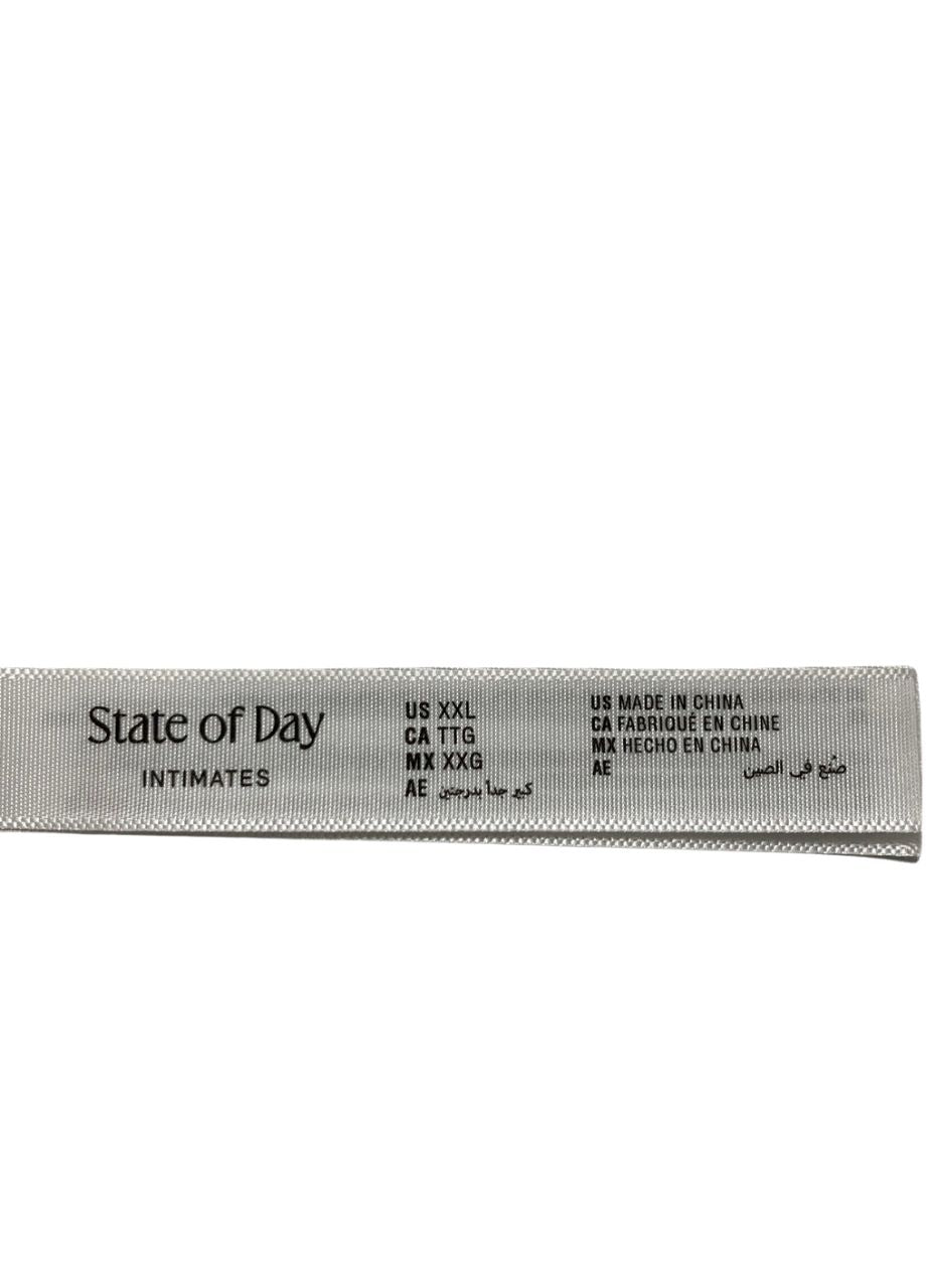 STATE OF DAY Seamless Thong Underwear BROWN XXL
