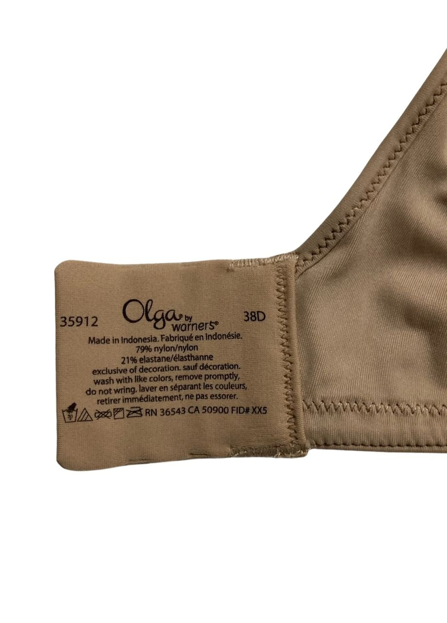 OLGA Butterfly Effect Minimizer Bra TOASTED ALMOND 38D