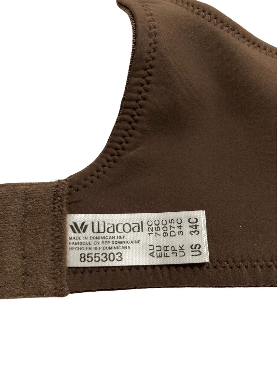 WACOAL Back Appeal Underwire Bra HOT FUDGE 34C