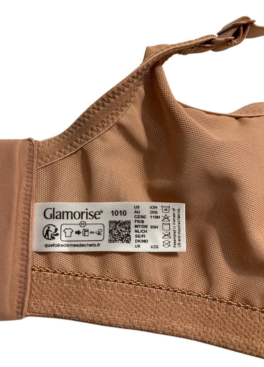 GLAMORISE MagicLift Natural Support Bra Wirefree CAFE 42H