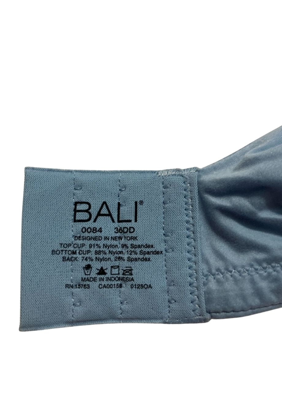 BALI Underwire Bra One Smooth U Comfort Stretch Lace BLUE 36DD