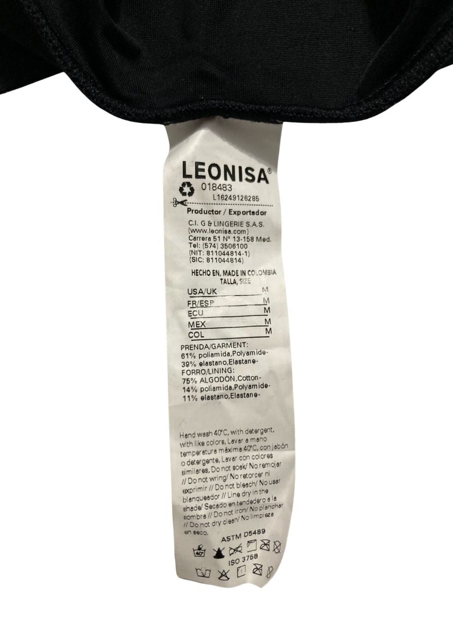 LEONISA Bodysuit Shaper BLACK M