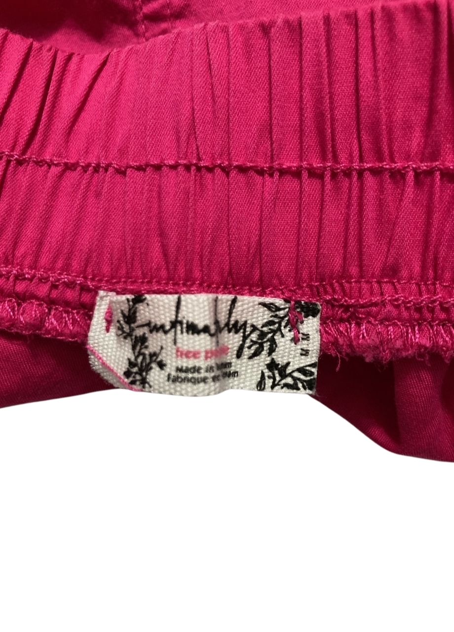 FREE PEOPLE Day to Day Solid Boxers PINK PEACOCK M