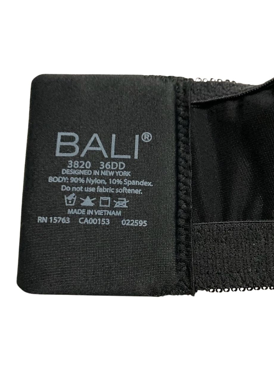 BALI Double Support Wireless Bra BLACK 36DD