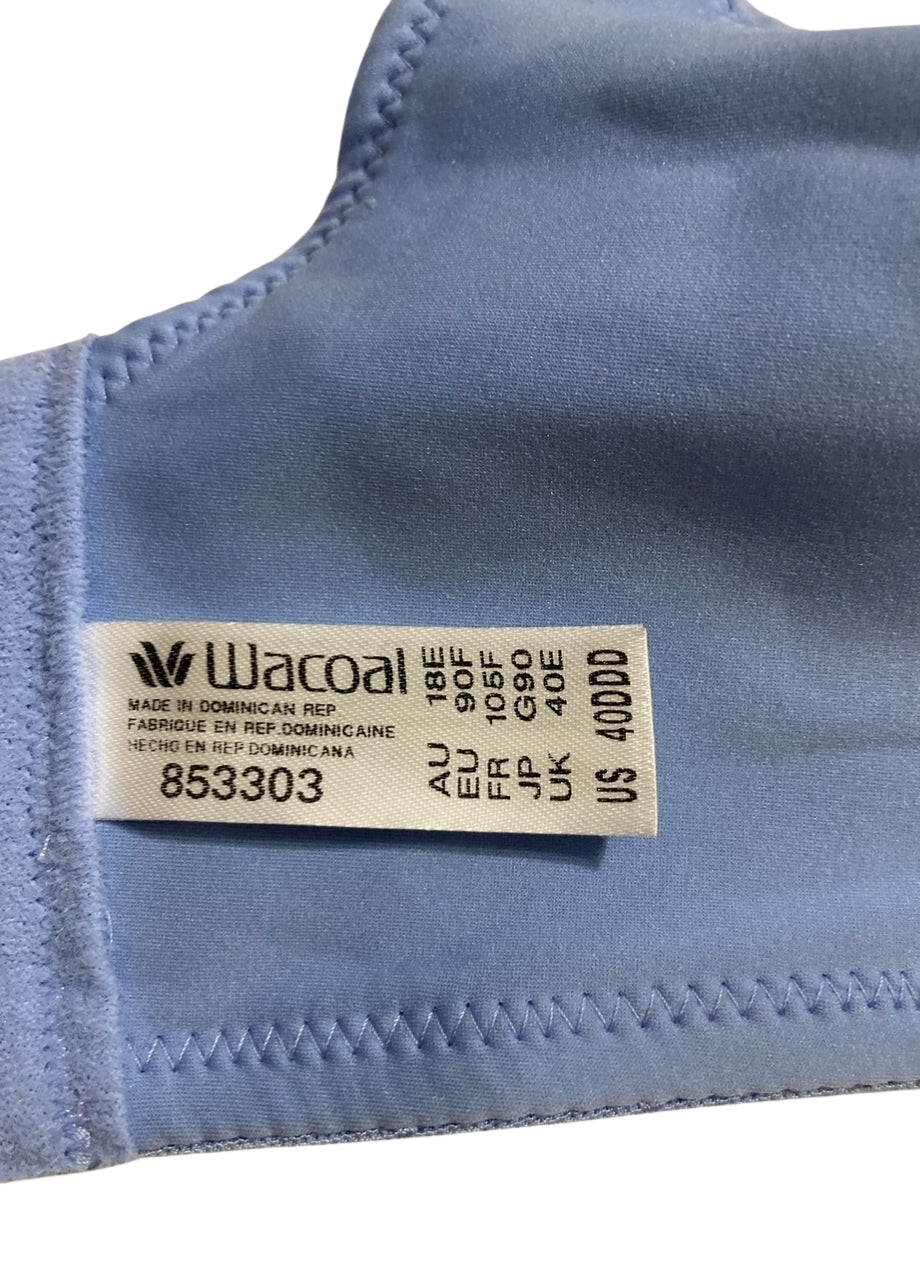 WACOAL Back Appeal Lightly Padded Full Coverage T-Shirt Bra BLUE 40DDD