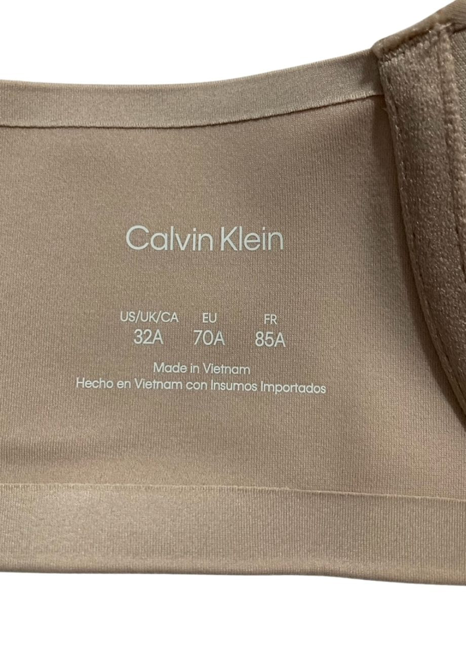 CALVIN KLEIN Perfectly Fit Memory Touch T-Shirt Bra BARE 32A