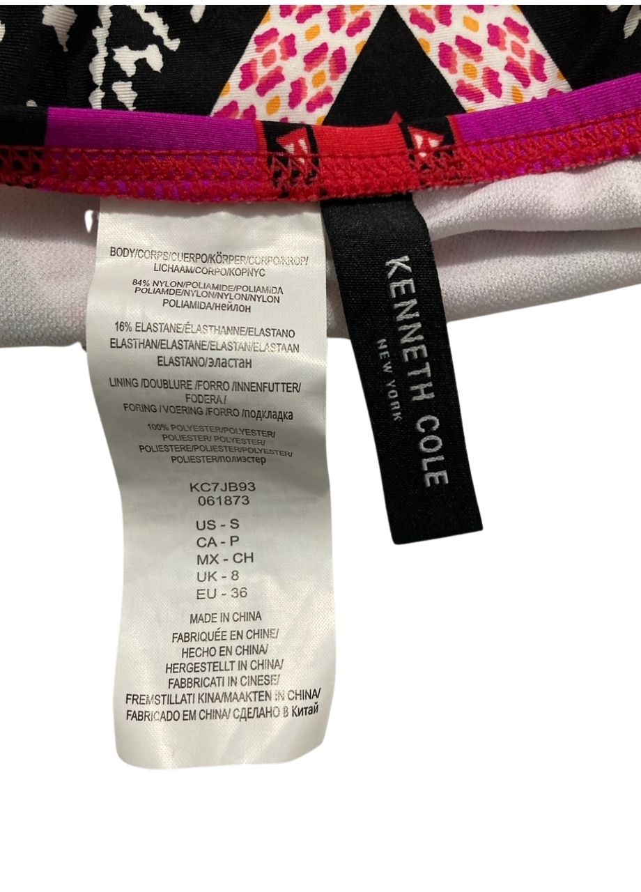 KEMMETH COLE New York Without Borders S, XL Tab Hipster Bikini Bottom RED
