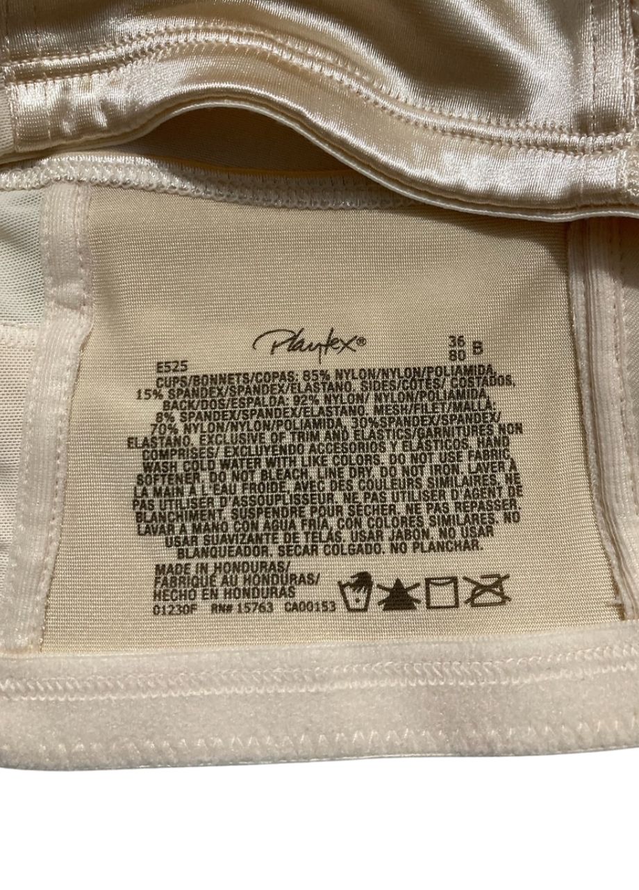 PLAYTEX Wireless Bra, 18 Hour Plus-Size Bras LIGTH BEIGE 36B