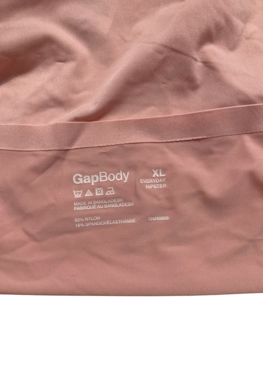 GAPBODY Everyday Essentials Laser Bonded Hipster Underwear CORAL BLUSH XL