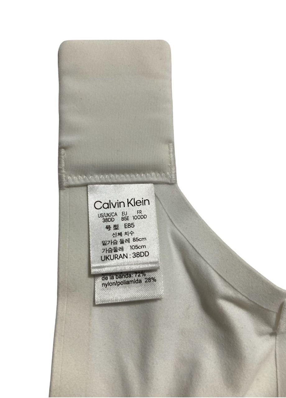 NWD CALVIN KLEIN Perfectly Fit Modern T-Shirt Bra WHITE 38DD