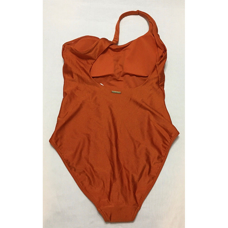 Ted Baker Renora One Shoulder One Piece Swimsuit Orange 2