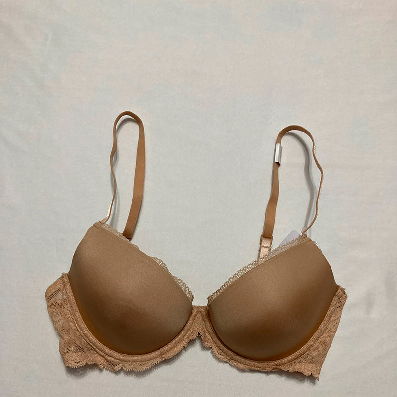 Calvin Klein Seductive Comfort with Lace Lift Demi Bra Bare 34C