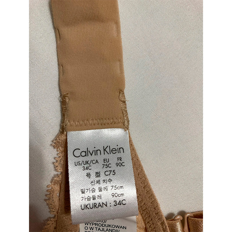 Calvin Klein Seductive Comfort with Lace Lift Demi Bra Bare 34C