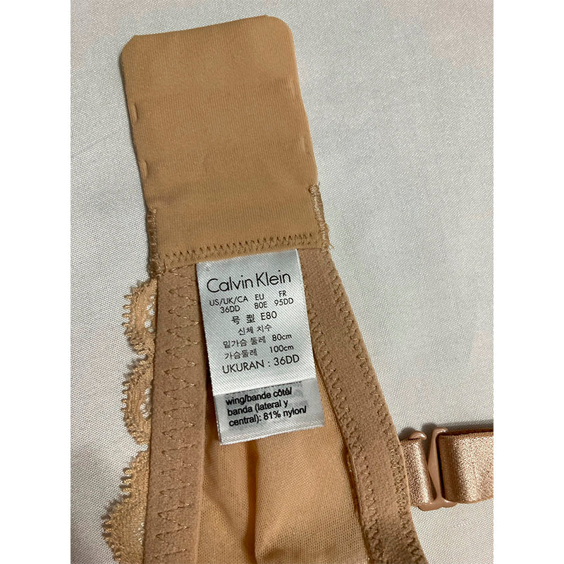Calvin Klein Seductive Comfort with Lace Lift Demi Bra Bare 36DD