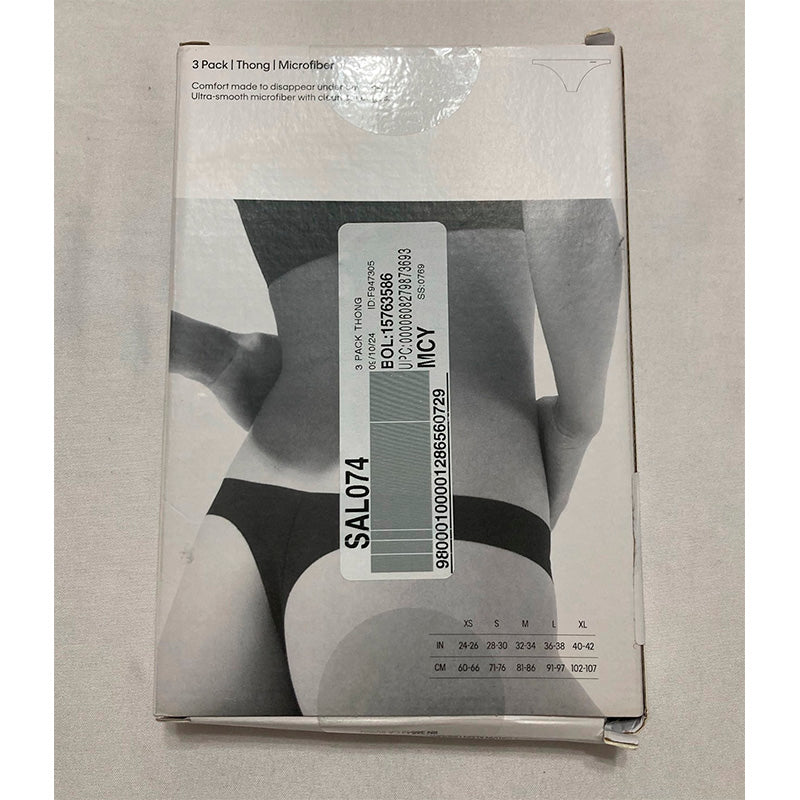 Calvin Klein Invisibles Seamless Thong Panties 3 Pack Light Caramel 3 Pack S