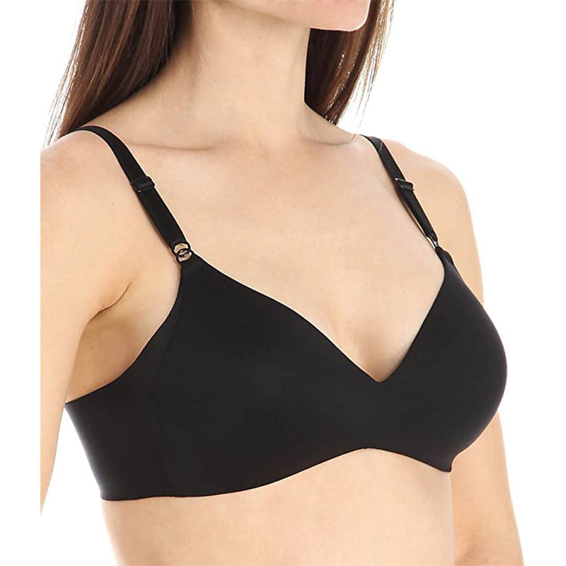 Warner's No Side Effects Underarm-Smoothing Bra Black 38C