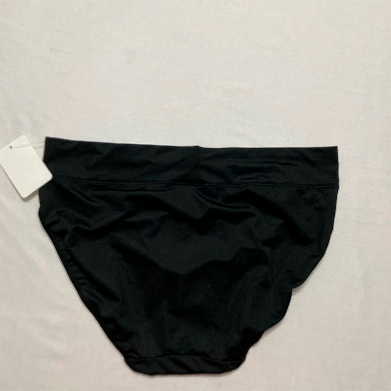 Warner's Dig-Free Comfort Waist Microfiber Hi-Cut Black L