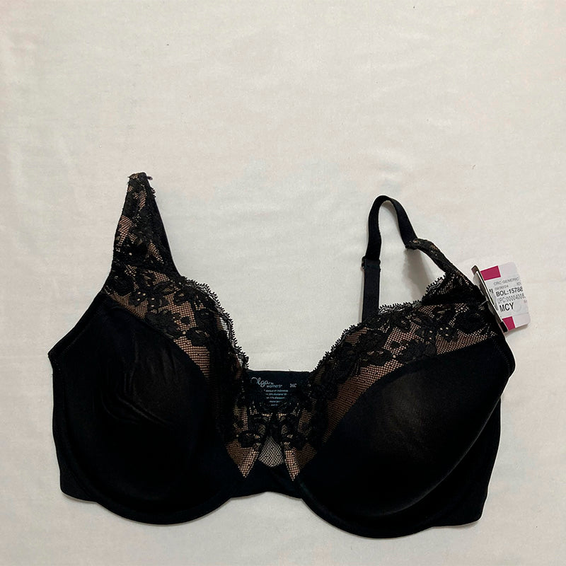 Olga Cloud 9 Underwire Contour With Lace Bra Black 36D