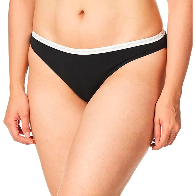 Calvin Klein CK One Cotton Thong Panty Black L