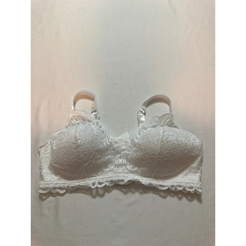 Bali womens Desire All Over Lace Wirefree White 2XL