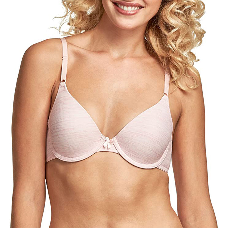 Maidenform One Fab Fit T-Shirt Bra Bra, -pink heather print 36DD
