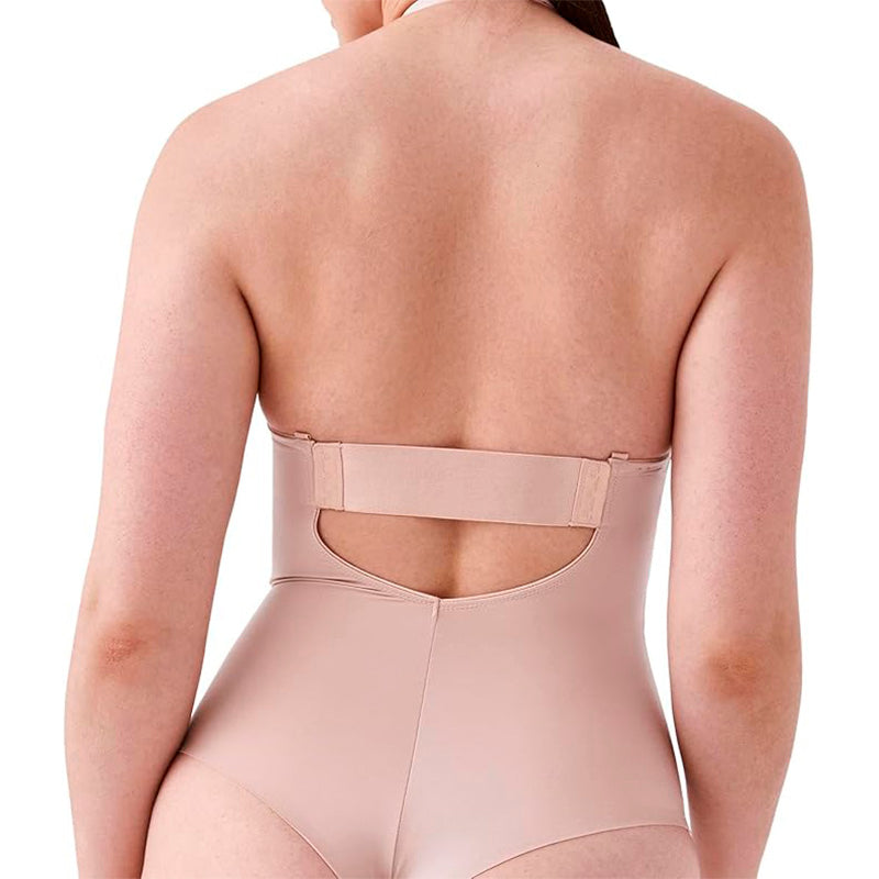 NWD SPANX shape Suit Low Back Comfortable Medium Compression BEIGE L