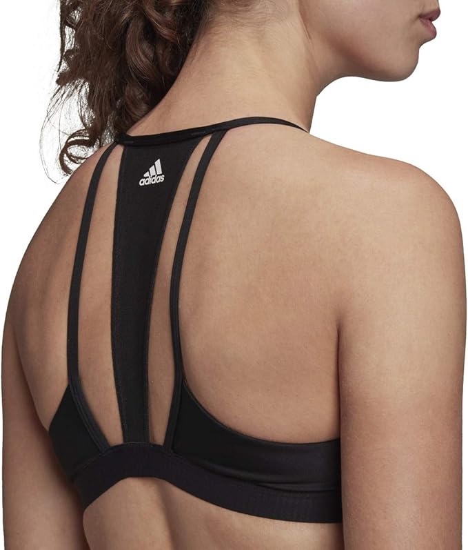 ADIDAS All Me 3-Stripes Mesh Bra BLACK 2XS