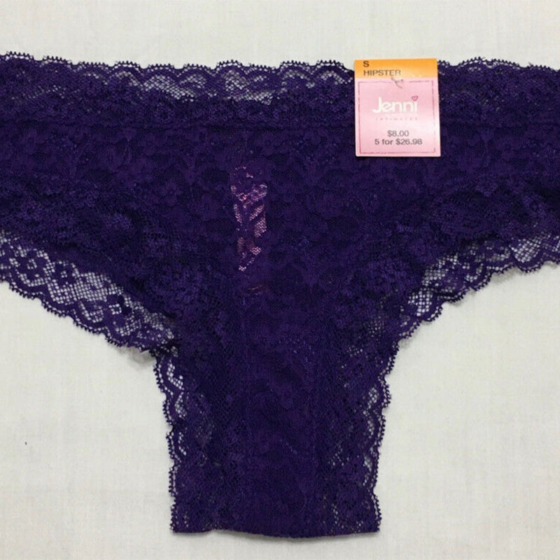 Jenni by Jennifer Moore Lace Hipster Bright Purple Violet Indigo S