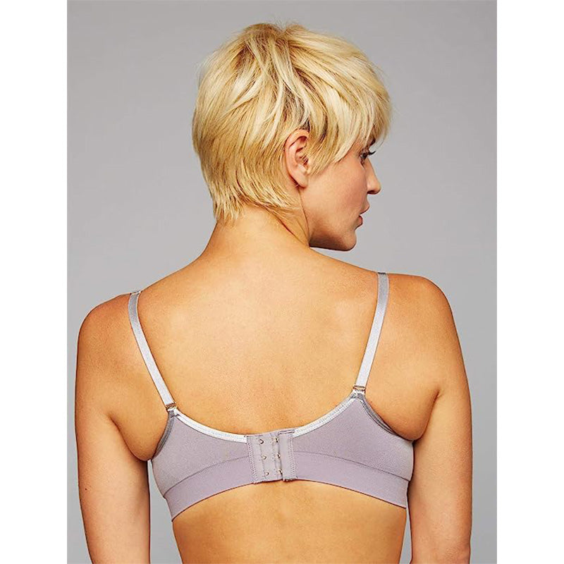 A Pea in the Pod Seamless Clip Down Maternity Bra Grey L