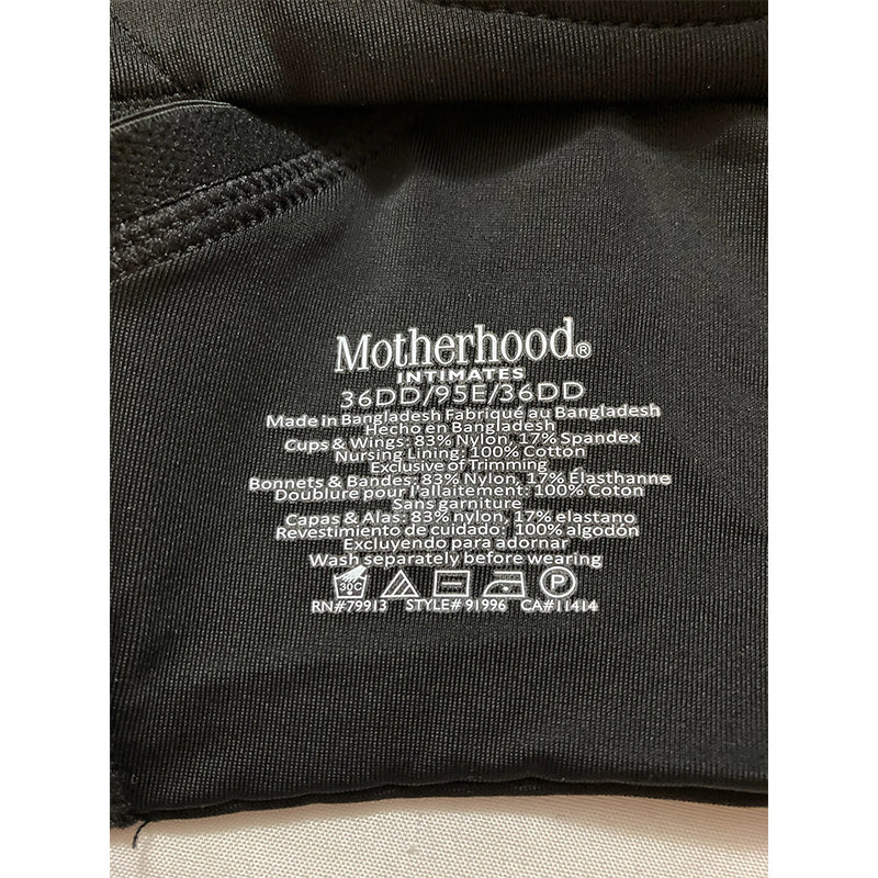 Motherhood Maternity Lightly Lined Black 36DD