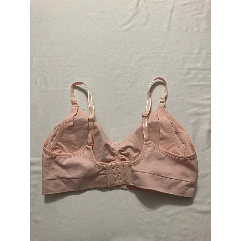 Motherhood Maternity Seamless Clip Down Nursing Bra Blush L
