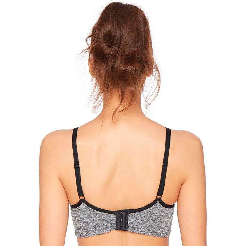 Motherhood Maternity Average Busted Seamless Clip Down Nursing Bra Grey M