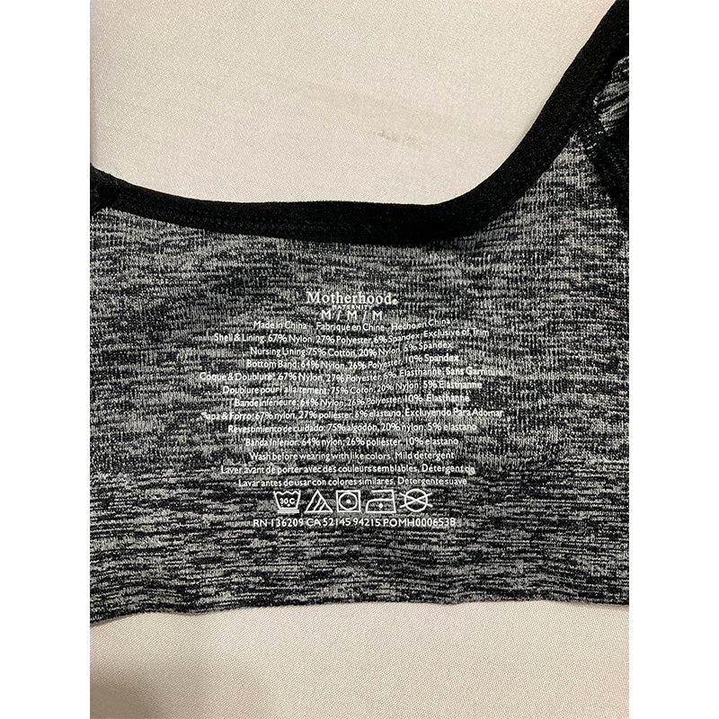 Motherhood Maternity Average Busted Seamless Clip Down Nursing Bra Grey M