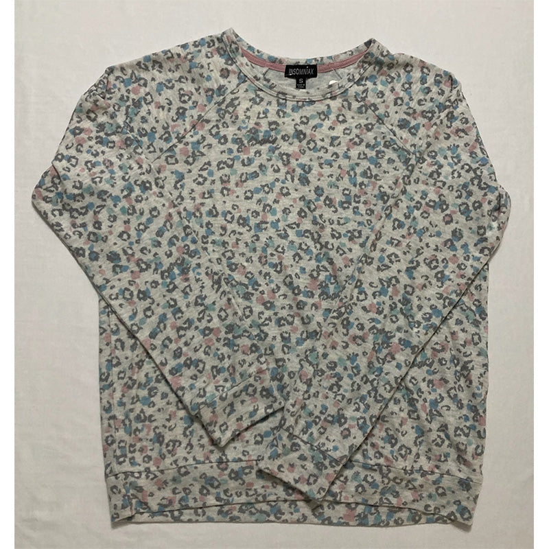 Insomniax Butter Jersey Crewneck only Pajama Top Multicolor S