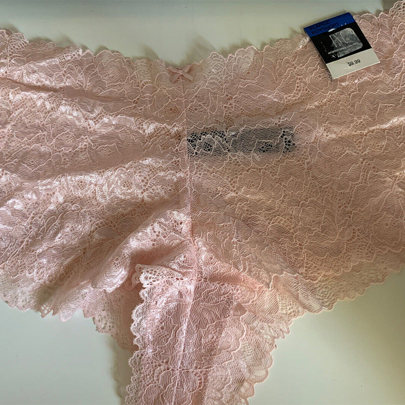 INC Lace Boyshort, Pink, XL