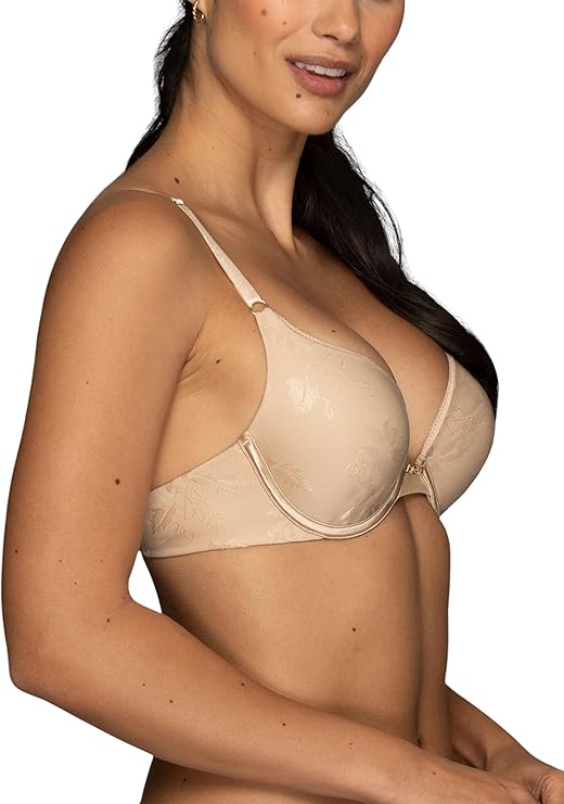 VANITY FAIR Ego Boost Adds Up to One Full Cup Size Underwire Push Up BEIGE 36B