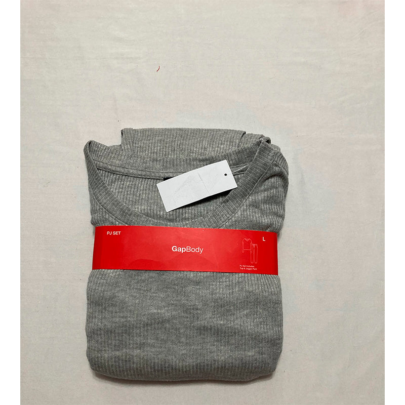 Gap Pajama Set Round Neck Grey L