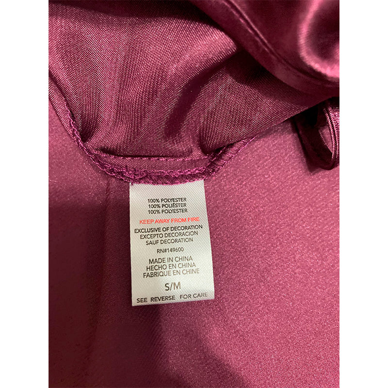 Flora Nikrooz Stella Long Robe S/M Bordeaux S