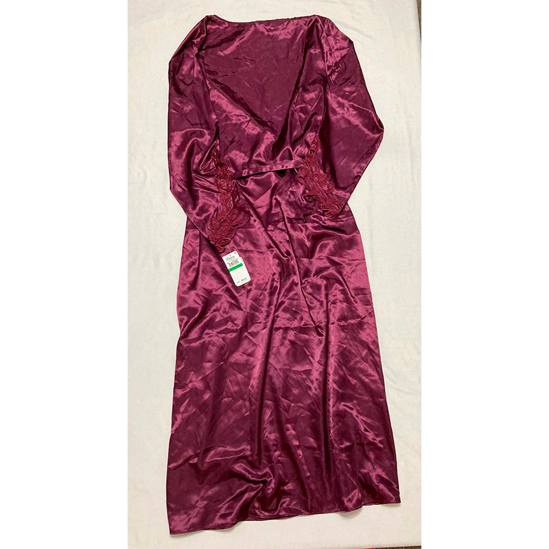 Flora Nikrooz Stella Long Robe L/XL Bordeaux