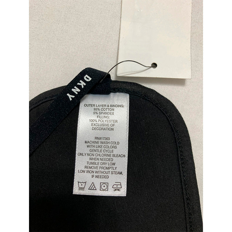DKNY Sleep Mask with DKNY Logo - Black OS