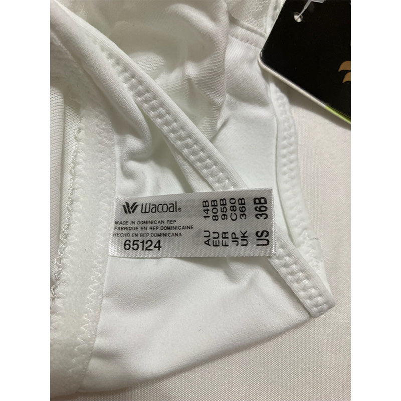 Wacoal Body by Unlined Underwire Racerback Bra White 36B