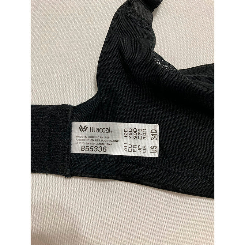 Wacoal Elevated Allure Unlined Underwire Bra Black 34D